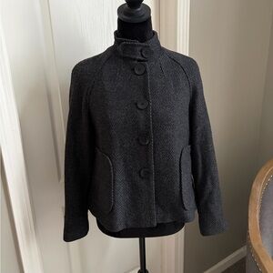Banana Republic Charcoal Pea Coat